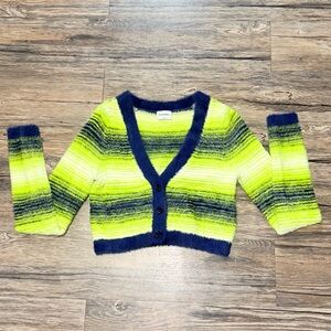 Sunday Best Neon Striped Cardigan